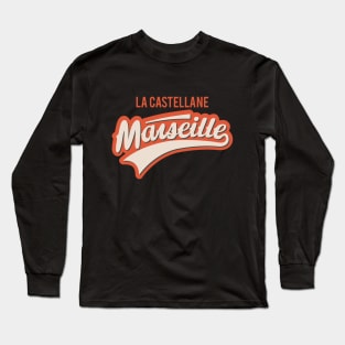 Marseille La Castellane - Marseille La Castellane Schriftzug - La Castellane Logo Long Sleeve T-Shirt